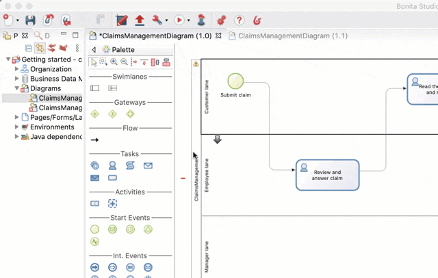 Configure actor mapping for customer actor