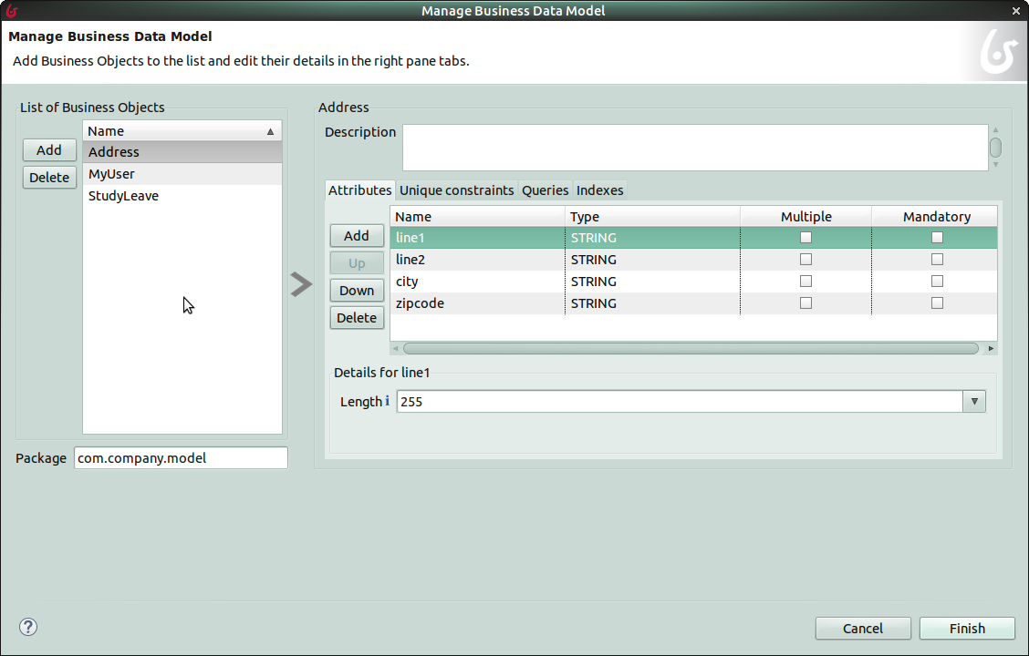 Address Model