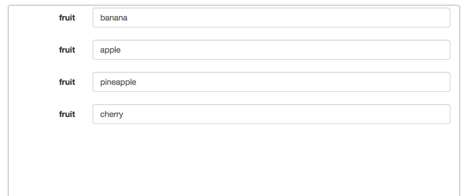 Simple collection repeated
