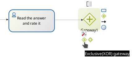 Switch from parallel to exclusive gateway