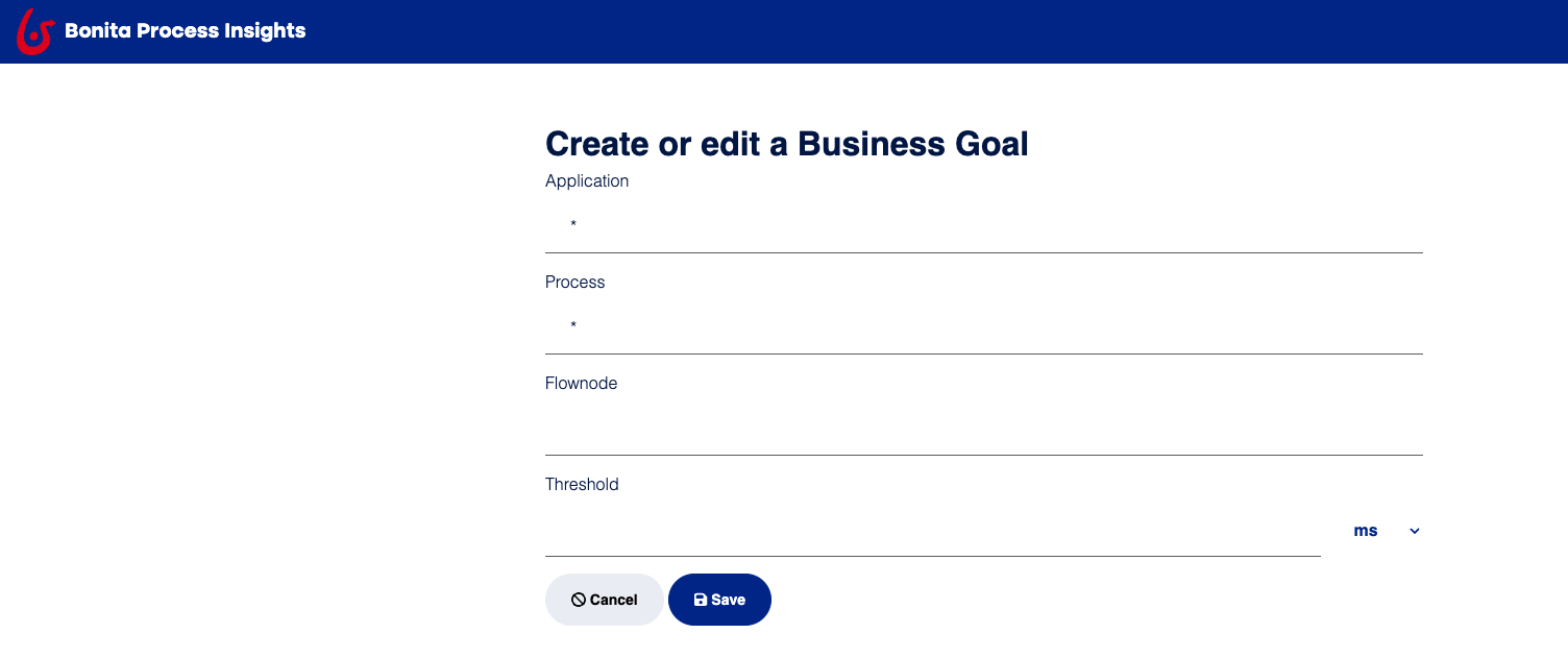 Create business goal